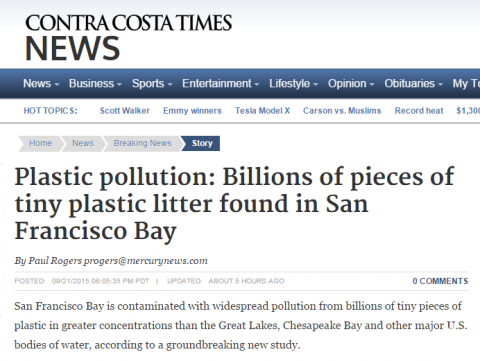 Water pollution news articles