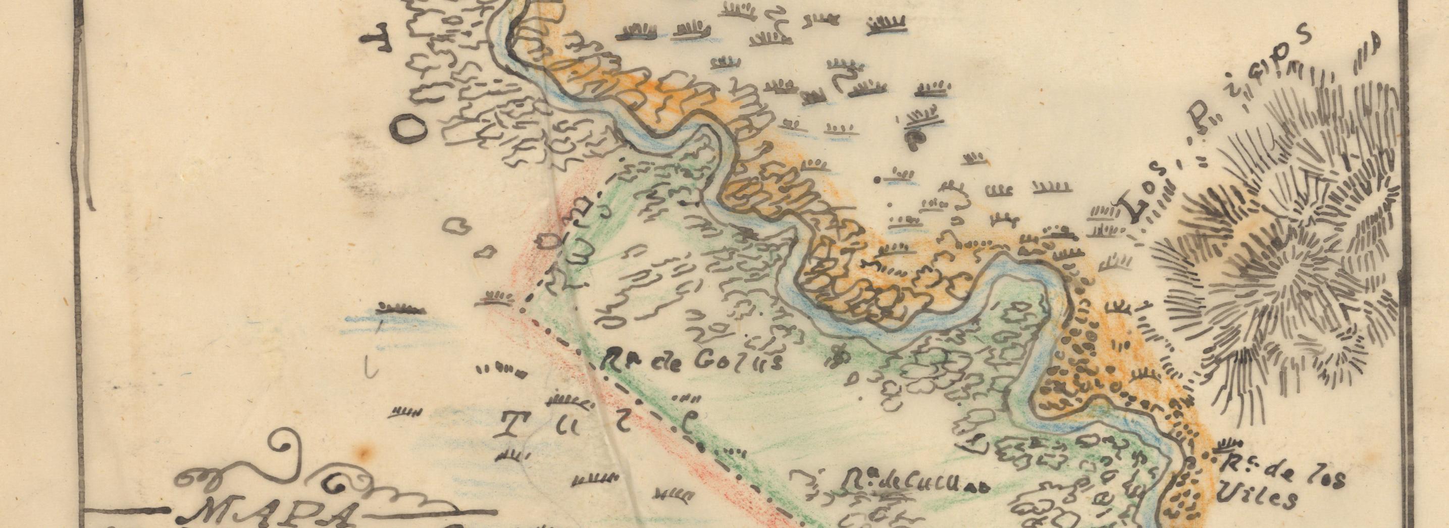 Historical map of Rancho de Colus