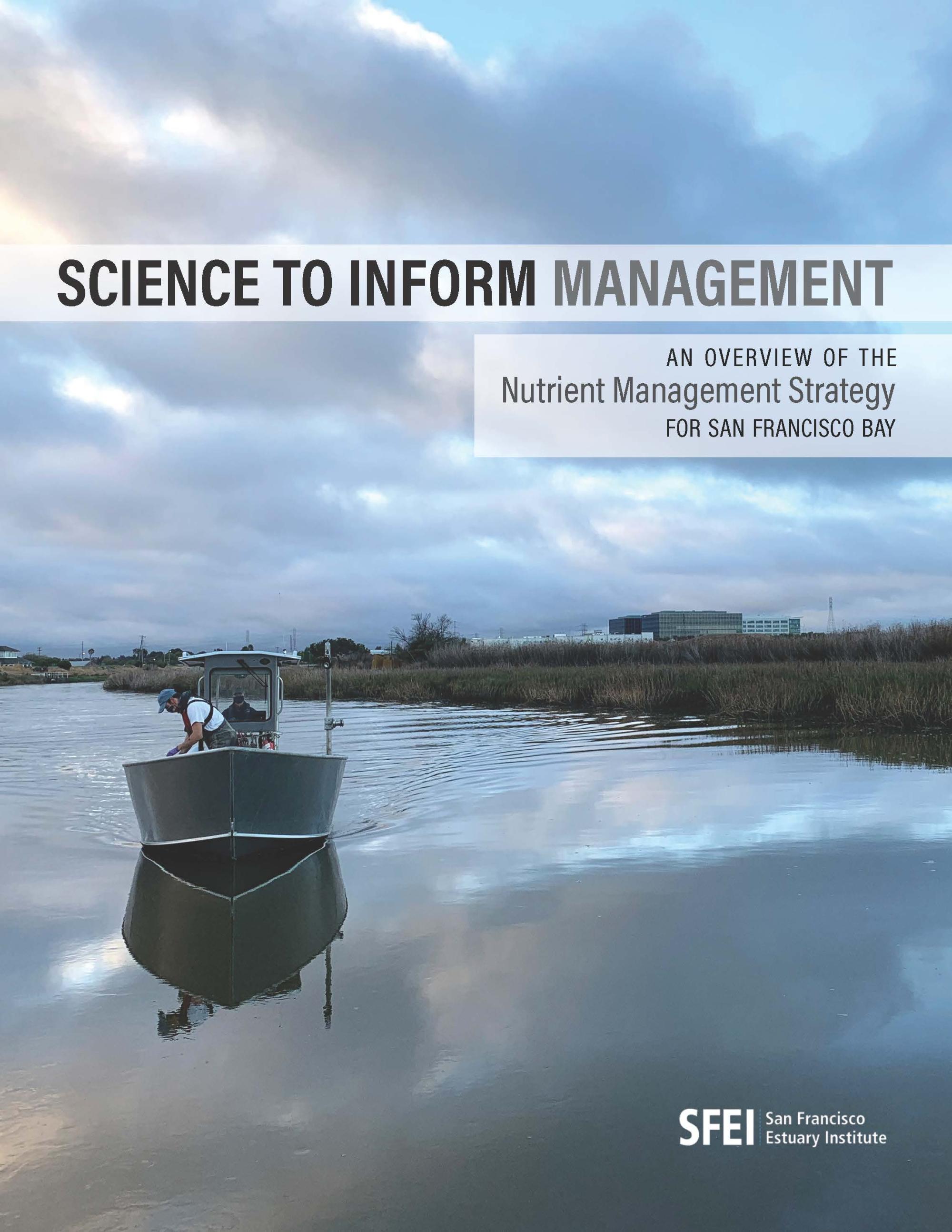 report cover showing title and image of boat in a slough