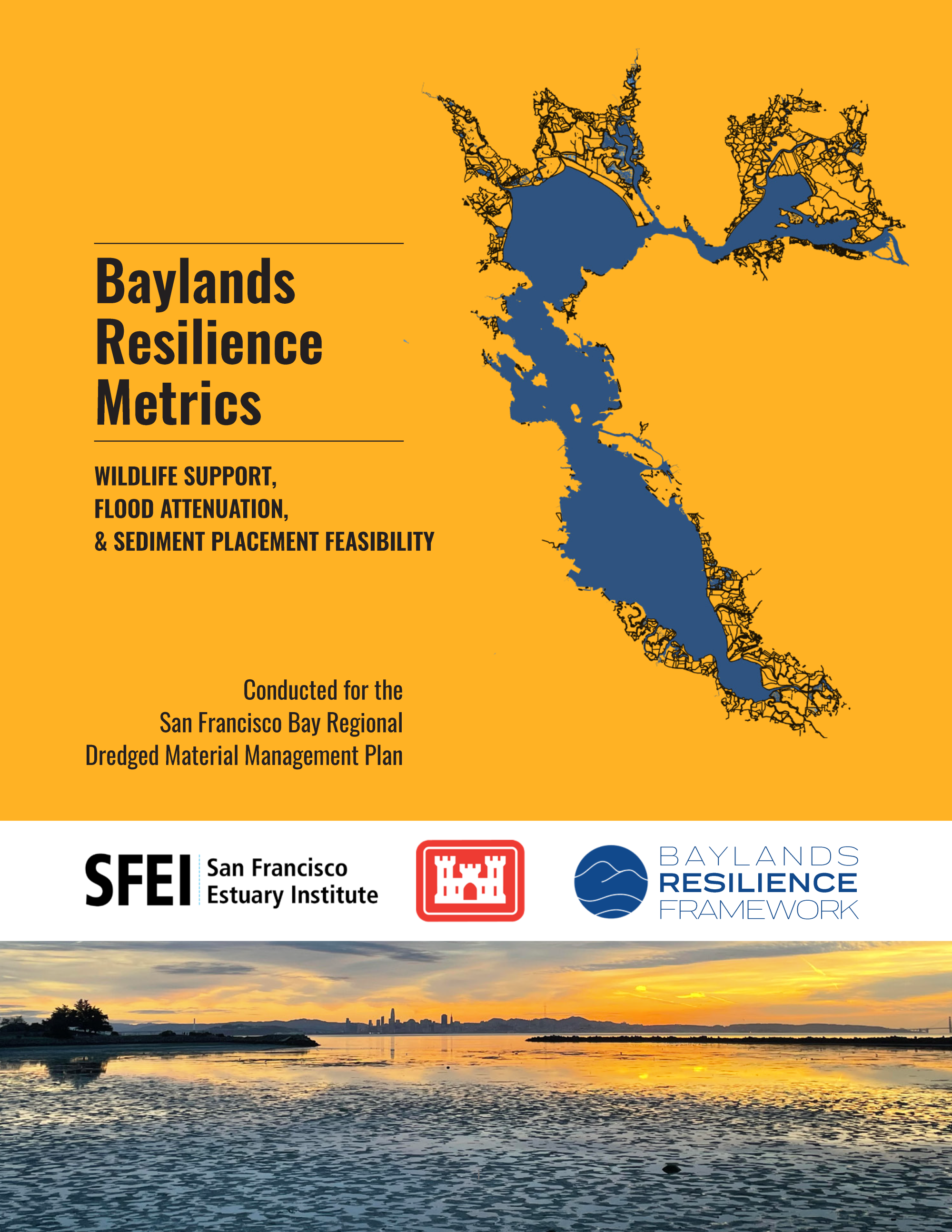 Report Cover: Baylands Resilience Metrics