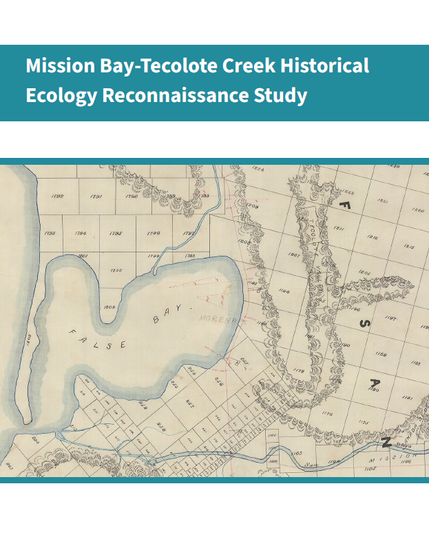 Cover for the Mission Bay-Tecolote Creek Historical Ecology Reconnaissance Study Report
