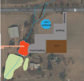 Diagram of pre-construction site