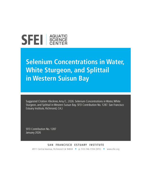 Selenium Concentrations in Water, Sturgeon, and Splittail in Western Suisun Bay