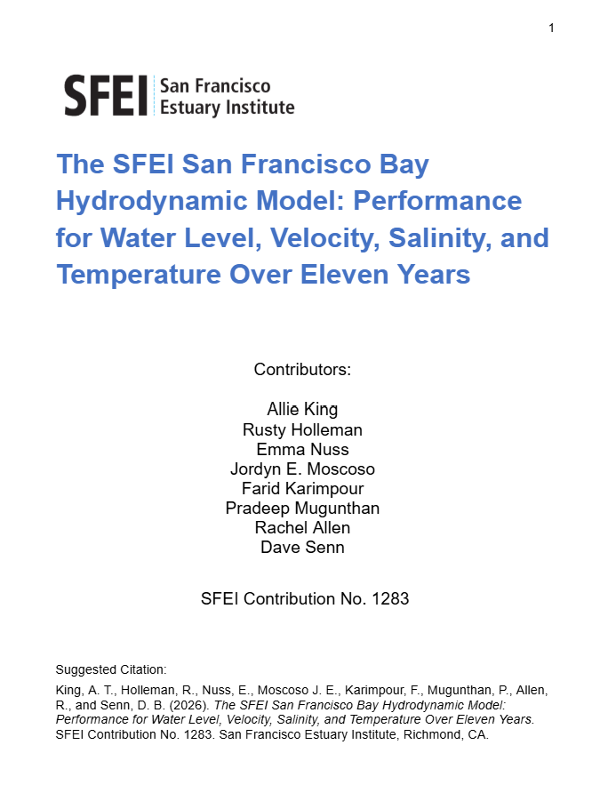 Cover of the Hydrodynamic Report