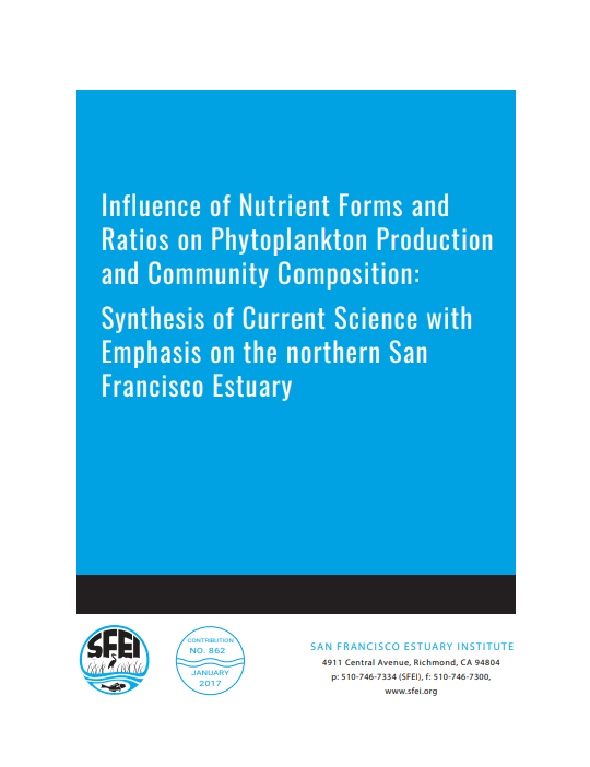 Influence of Nutrient Forms and Ratios on Phytoplankton Report Cover