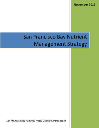 Cover of the San Francisco Bay Nutrient Management Strategy