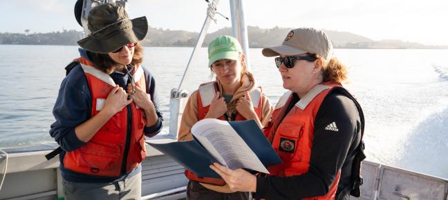 Water sampling crew