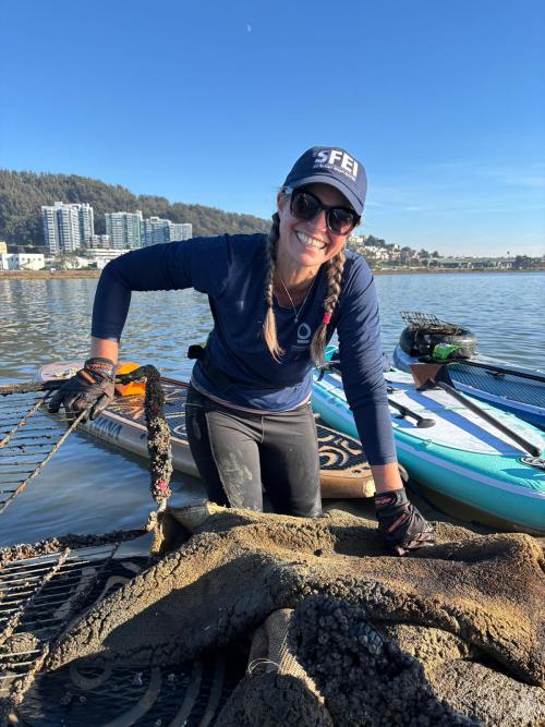 Emily Corwin on the SF Bay