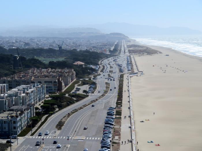 The Great Highway and Ocean Beach