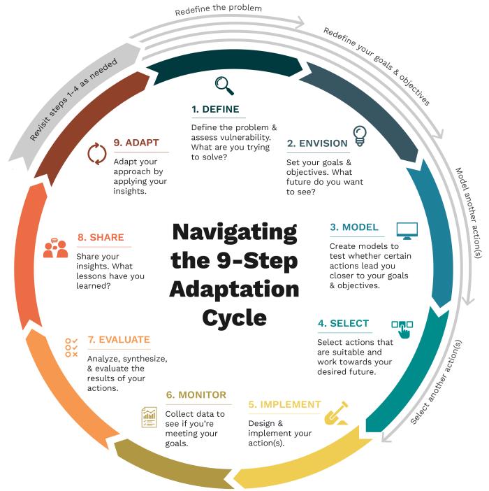 Navigating the 9-step adaptation cycle
