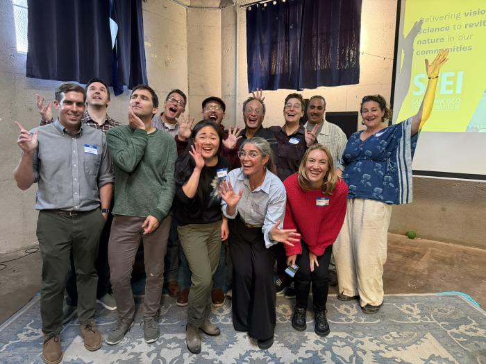 SFEI staff at a storytelling event.