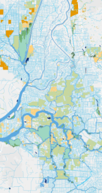 Delta habitat map