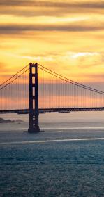 Bridge at sunset