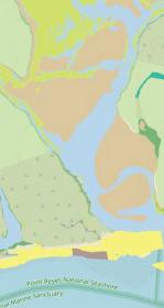 Map of tidal habitats.
