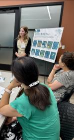 Person presenting to a group
