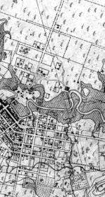 Black and white historical map