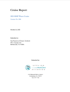 2025 RMP Status & Trends Dry Season Water Cruise Report Cover