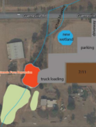 Diagram of pre-construction site