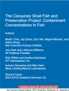 Carquinez Strait Fish Report Cover