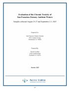 Evaluation of the Chronic Toxicity of San Francisco Estuary Ambient Waters report cover