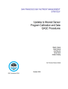 Updates to MSP Calibration and QAQC Report Cover