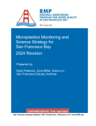 Microplastics Monitoring and Science Strategy for San Francisco Bay report cover