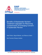 Report Cover for: Benefits of Wastewater Nutrient Treatment Upgrades for Removing Contaminants of Emerging Concern: A Systematic Review