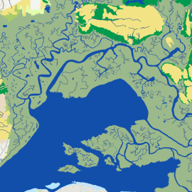 Screenshot of Suisun Historical Ecology GIS Data