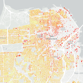 Bay Area Dasymetric Population Estimate Screenshot