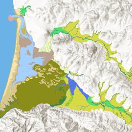 Screenshot of Morro Bay Historical Ecology GIS Data