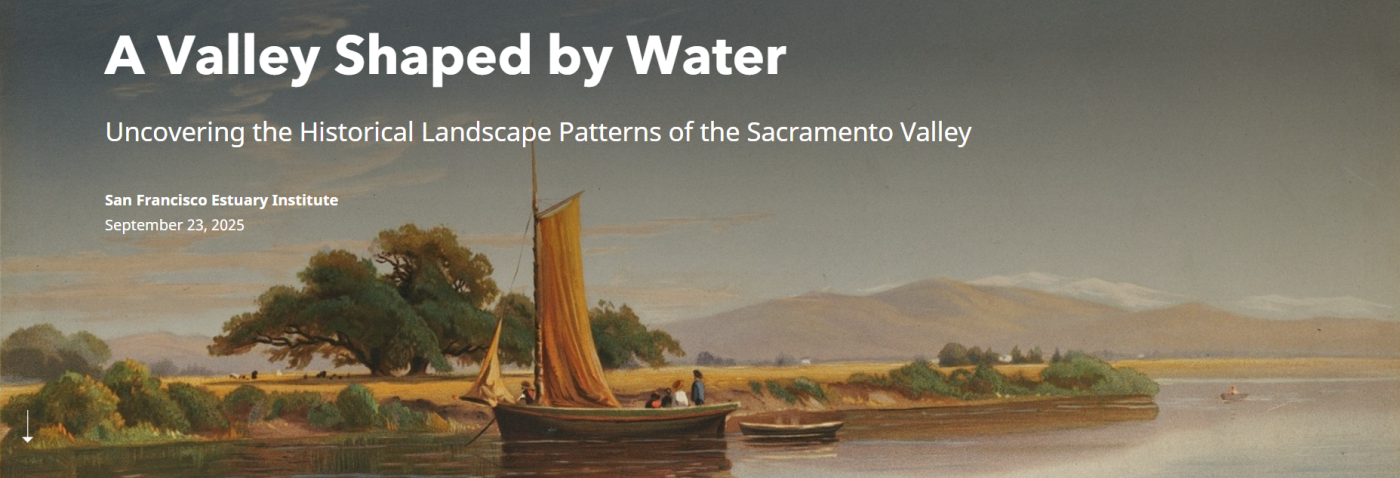 A Valley Shaped by Water story map opening screenshot
